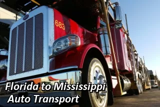 Florida to Mississippi Auto Transport