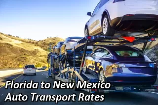 Florida to New Mexico Auto Transport Rates