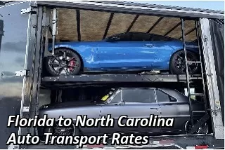 Florida to North Carolina Auto Transport Rates