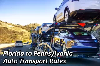 Florida to Pennsylvania Auto Transport Rates