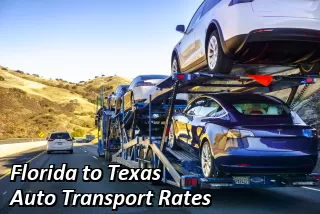 Florida to Texas Auto Transport Rates